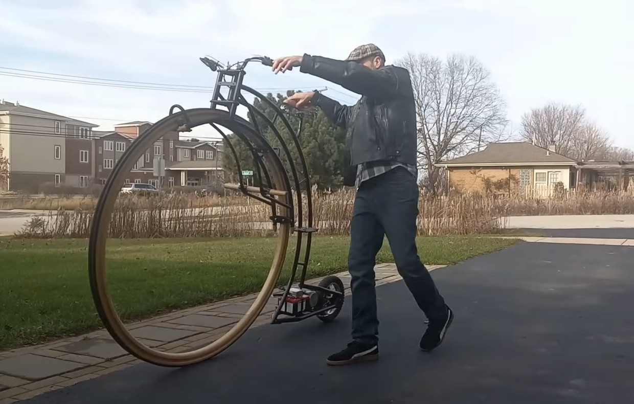 Unusual Penny-Farthing Bicycle