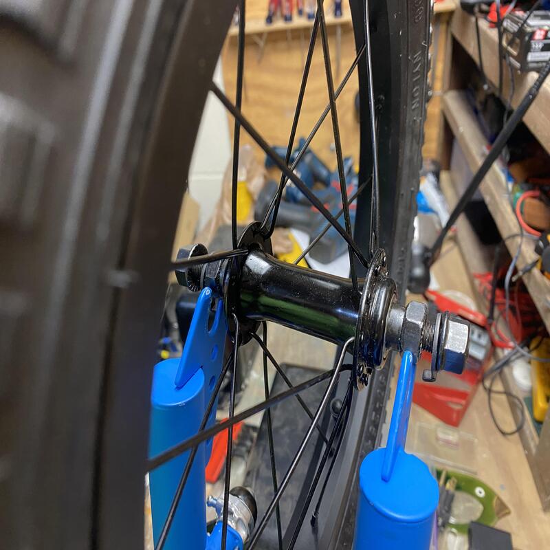 Thin Rod in Bicycle Wheel